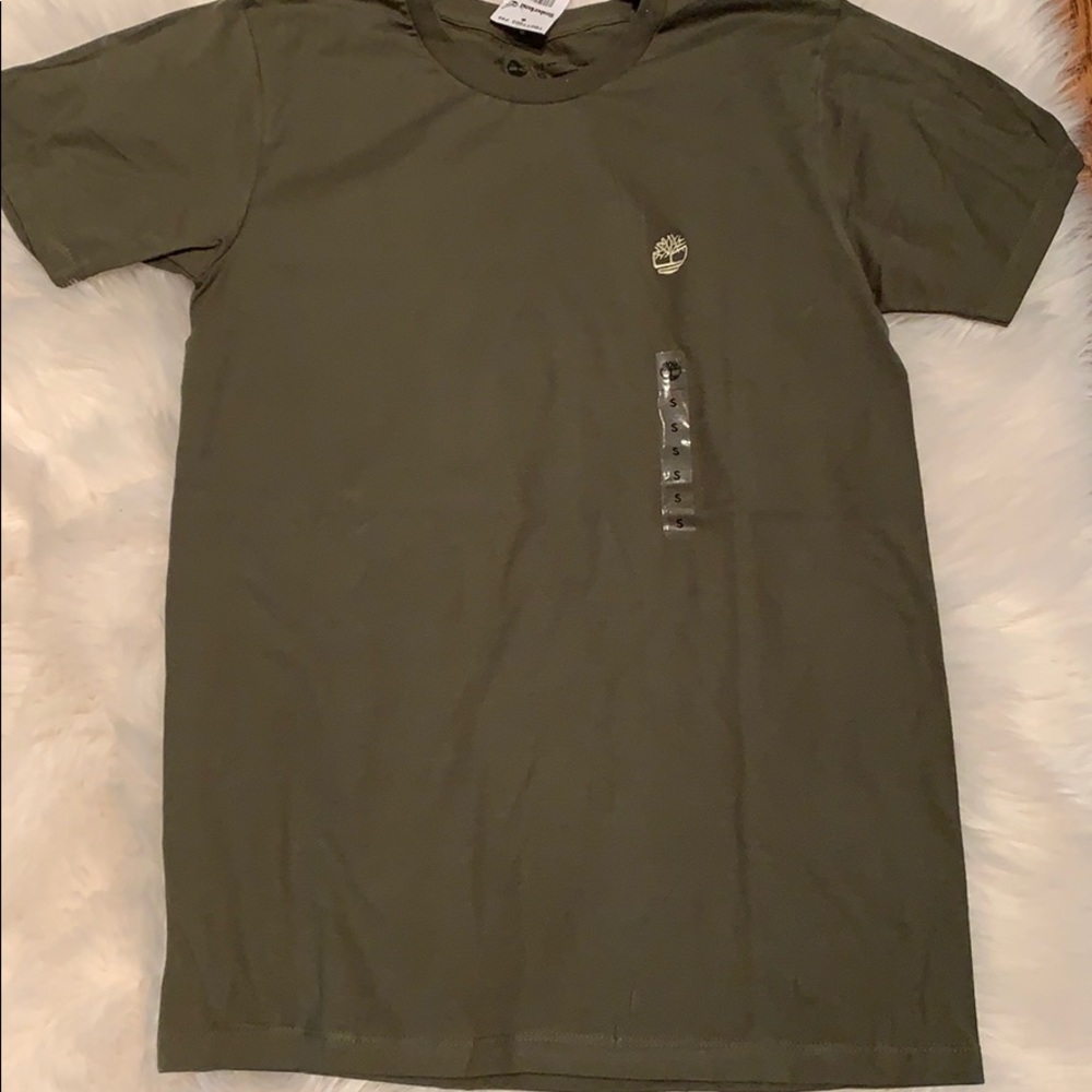 Timberland Army green tee shirt 100% cotton